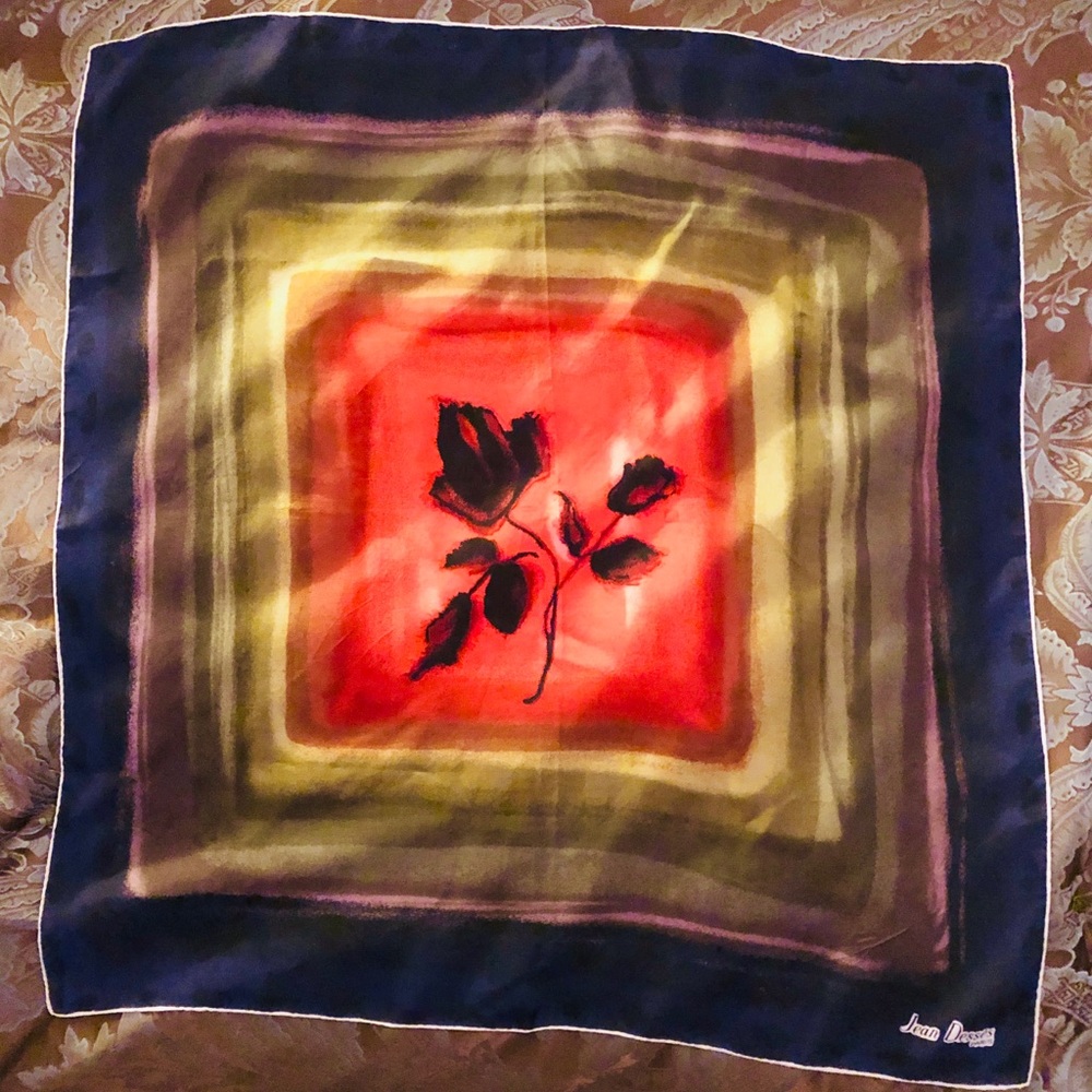 Vintage 1970’s Jean Dessès silk scarf